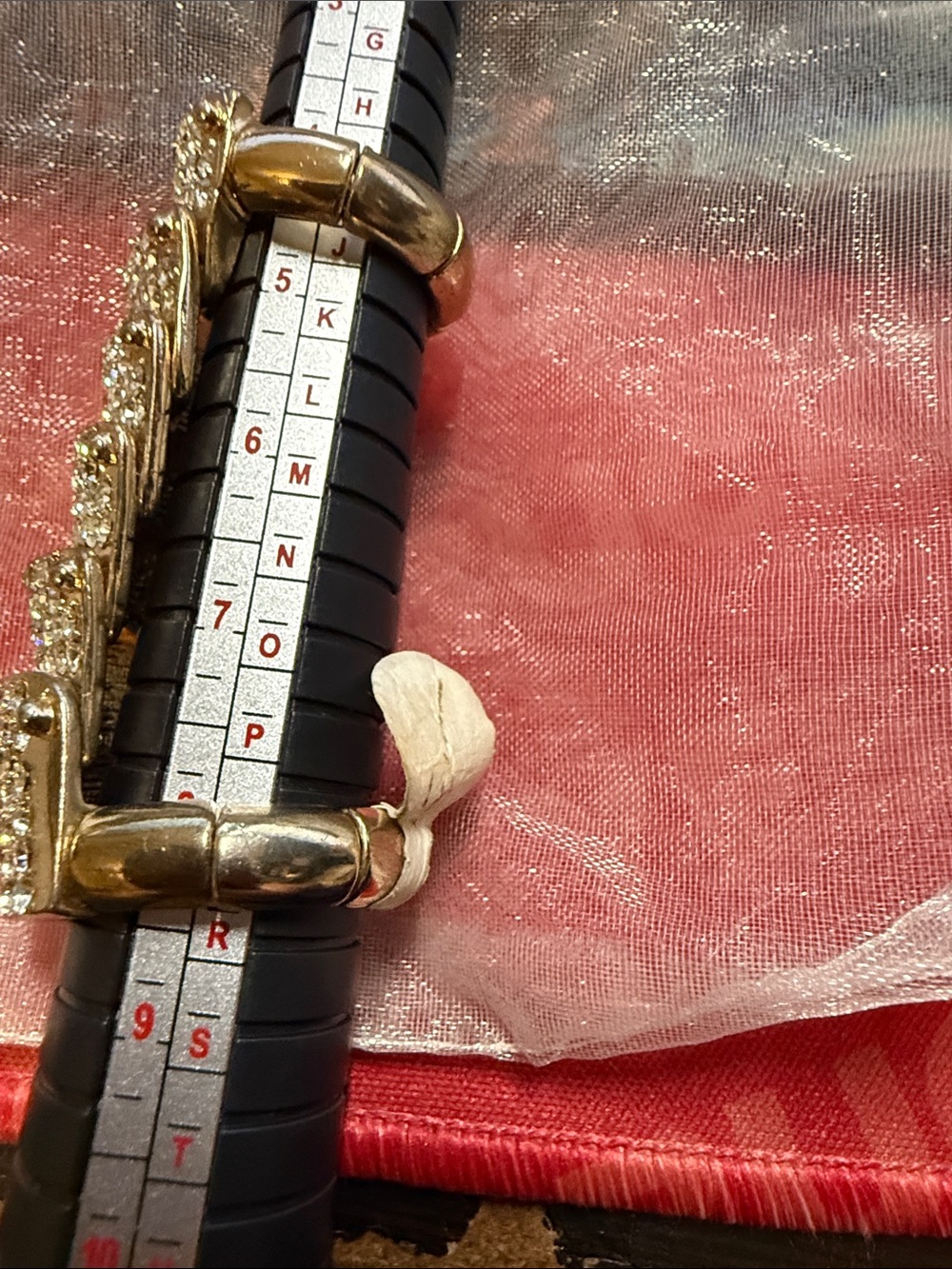 Gold Rhinestone Statement Belt - Picture 9 of 9